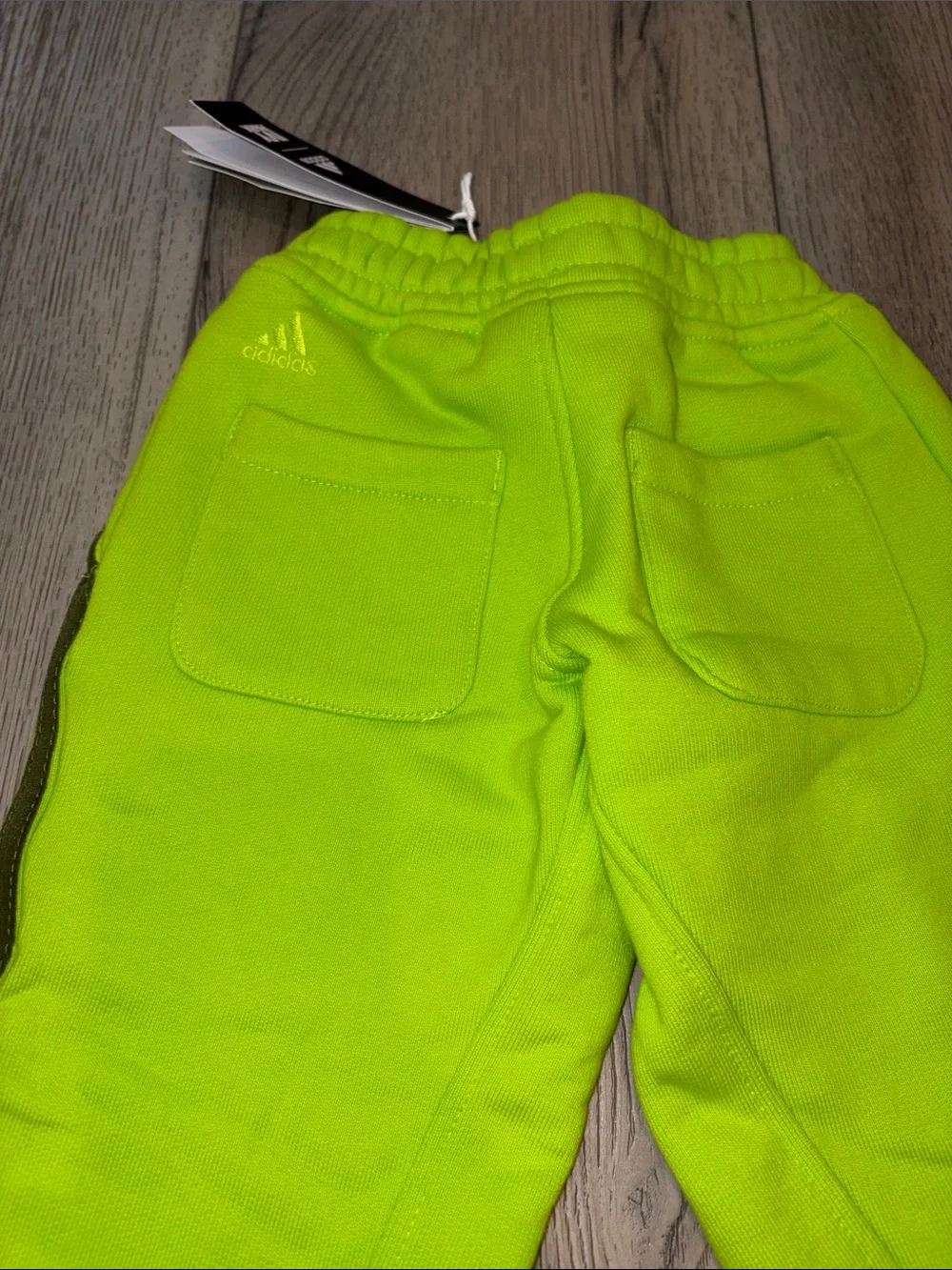 Adidas Kids Neon Green Hoodie & Jogger Set